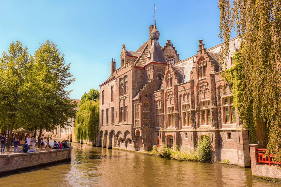 River Canal Brugge Belgium