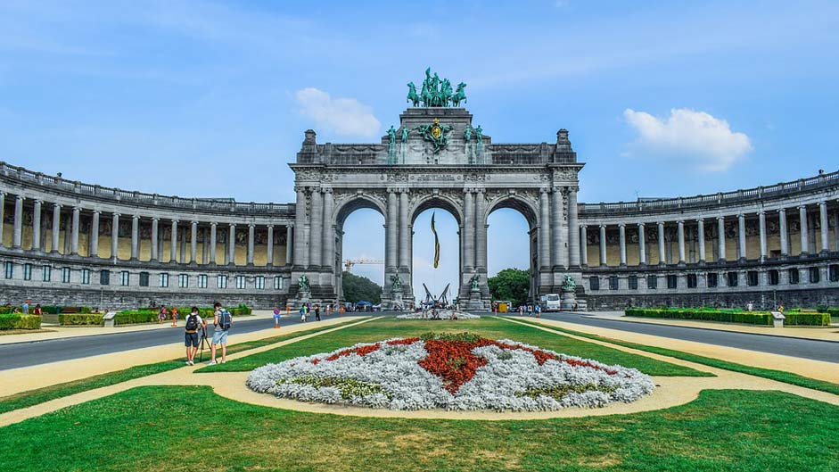 Triumphal-Arch Cinquantenaire-Park Brussels Belgium