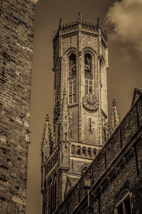 Belgium Bruges Brugge The-Belfry-Of-Bruges