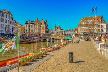 Ghent Architecture Promenade Belgium Picture