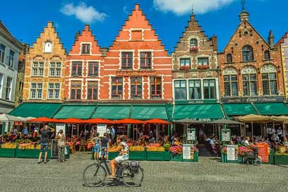 Brugge Buildings Square Markt Picture