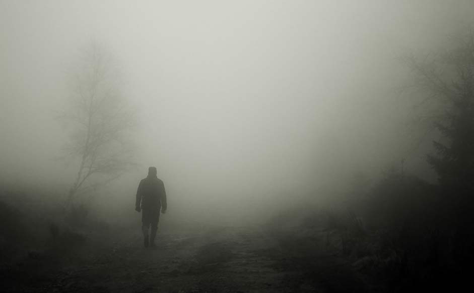 Man Fog Autumn Walkers