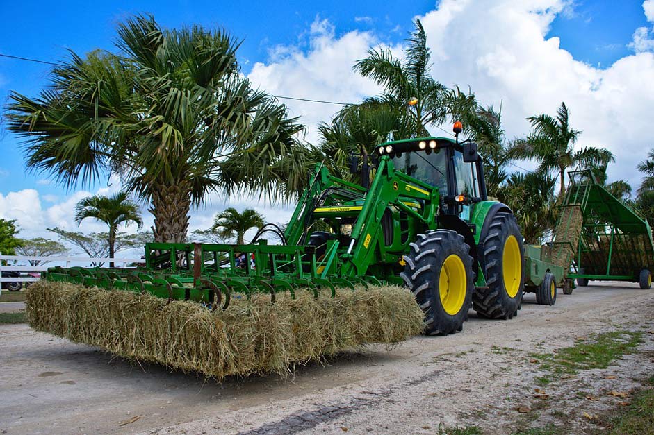 Bales Hay Tractor Farm-Equipment