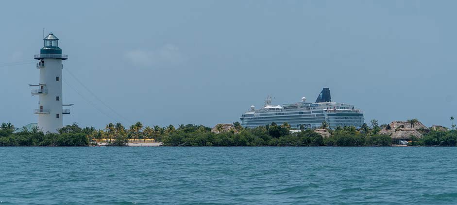 Harvest-Caye Belize Cruise-Ship Lighthouse