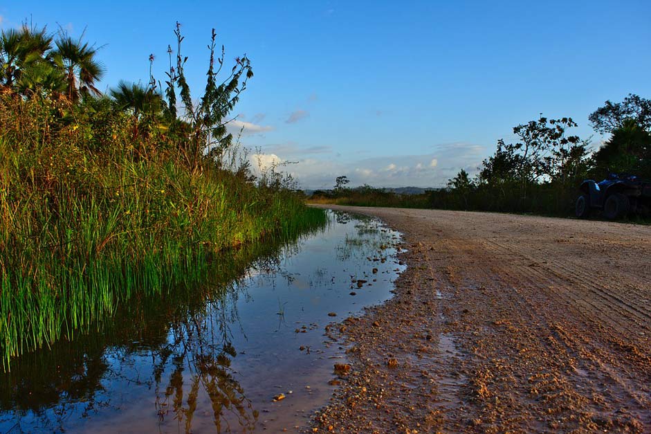 Landscape Sky Nature Puddle-Of-Water