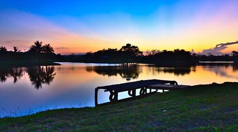 Water Sunset Nature Lake Picture