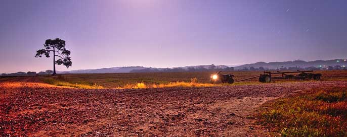 Landscape Night Panorama Quad Picture