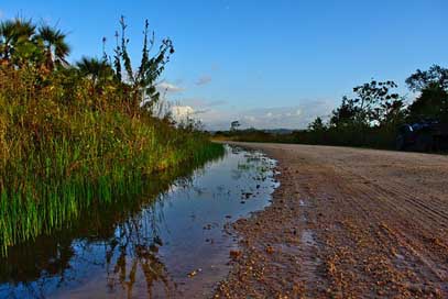 Puddle-Of-Water Landscape Sky Nature Picture