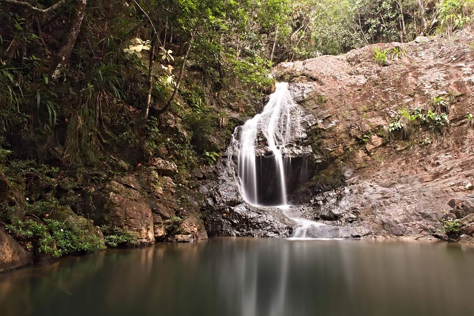 Nature Long-Exposure Motion-Blur Waterfalls