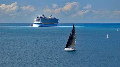 Sailboat Ocean Travel Cruise-Ship Picture