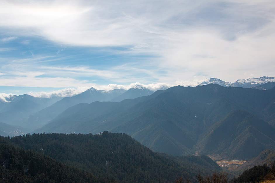  Chelela-Pass Mountains Bhutan