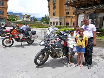 Thai Bhutan Bikers Family Picture