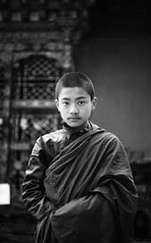 Buddhist Bhutan Child Monk Picture