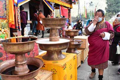 Devotion Pilgrimage Buddhism Bhutan Picture