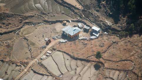 Bhutan  Bhutan-Cultivation Hill-Farming Picture