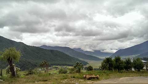 Bhutan Nature Valley Mountain Picture