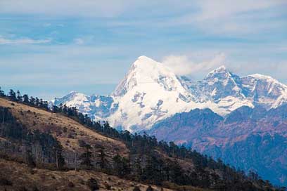 Bhutan  Chelela-Pass Mountains Picture