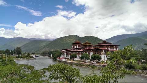 Bhutan Travel Asia Punakha-Dzong Picture