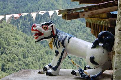 Bhutan  Buddhism Snow-Lion Picture