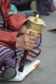 Monk Religion Wheel Prayer Picture