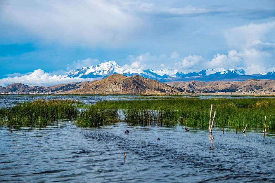 Clouds Mountain Bolivia Lake-Titicaca