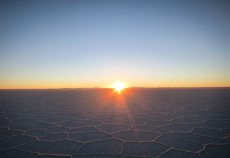 Salt Hexagons Atacama-Desert Salt-Lake