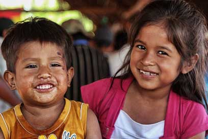 Children  Laughing Bolivia Picture
