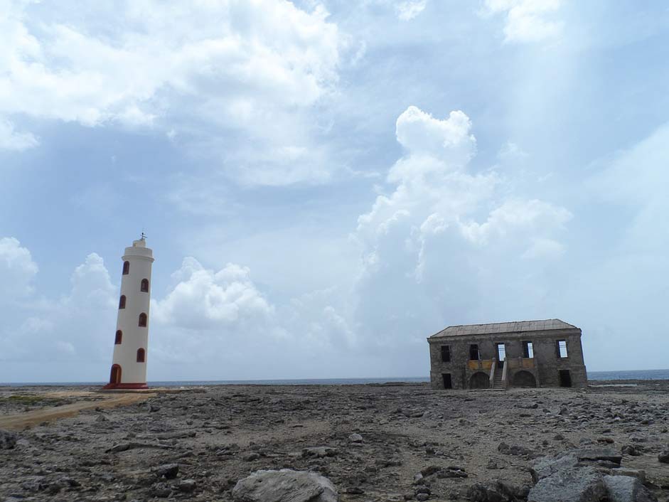 Island Abandoned-House Bonaire Lighthouse