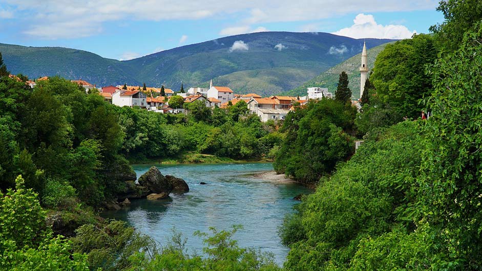 Bosnia-And-Herzegovina The-Balkans Balkan Mostar
