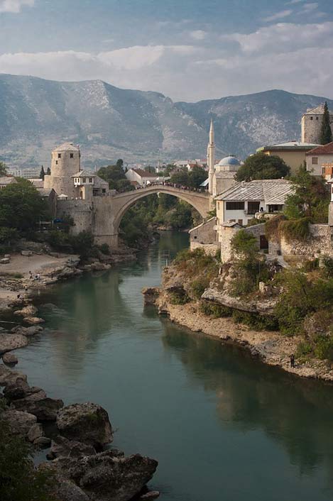 War Bosnia-And-Herzegovina Bridge Mostar