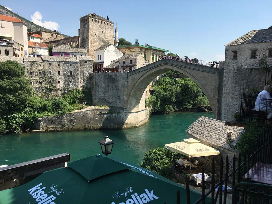 Herzegovina Bosnia Bridge Mostar
