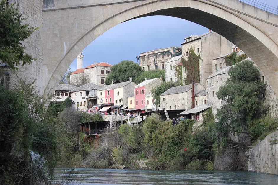 Herzegovina Bosnia Bridge Mostar