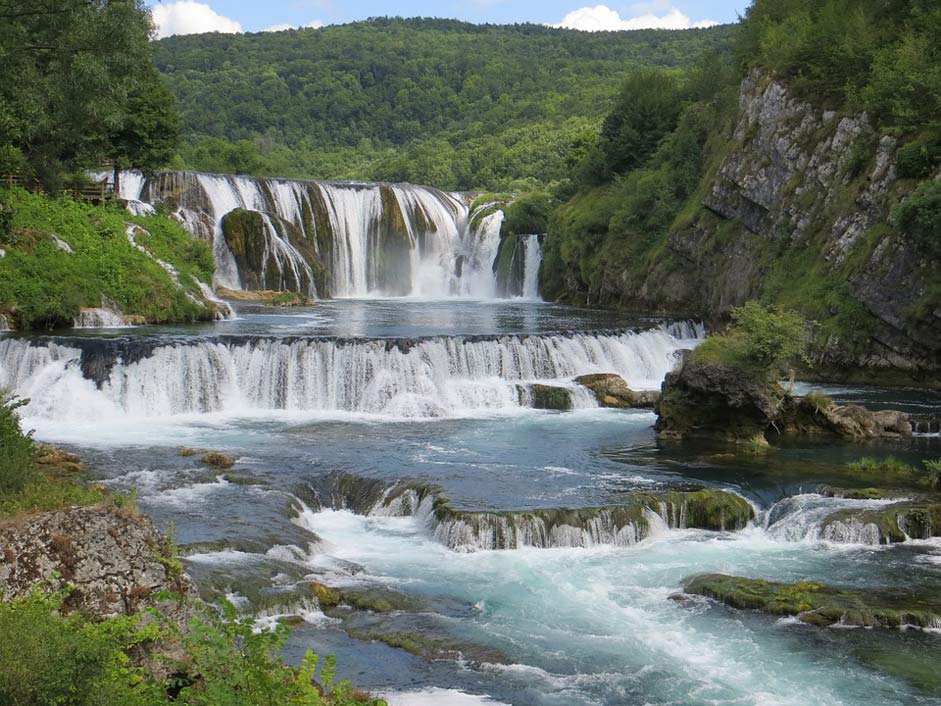 Nature Wasserfall Waterfall Srtbacki-Abdomen