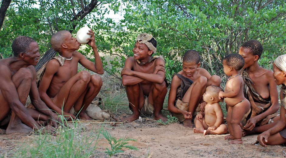 Family Hunter-Gatherer Indigenous-People Bushman