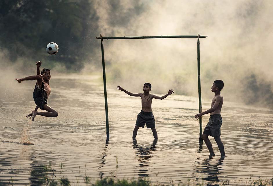 Brazil Boys Ball Jump