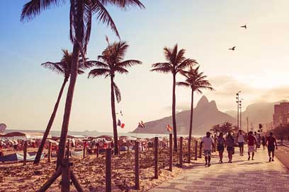 Beach Summer Sol Rio-De-Janeiro Picture