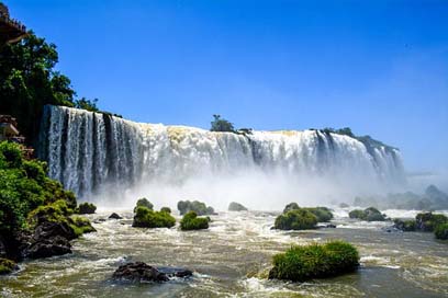 Waterfall Cataracts Tourism Tourist-Spot Picture