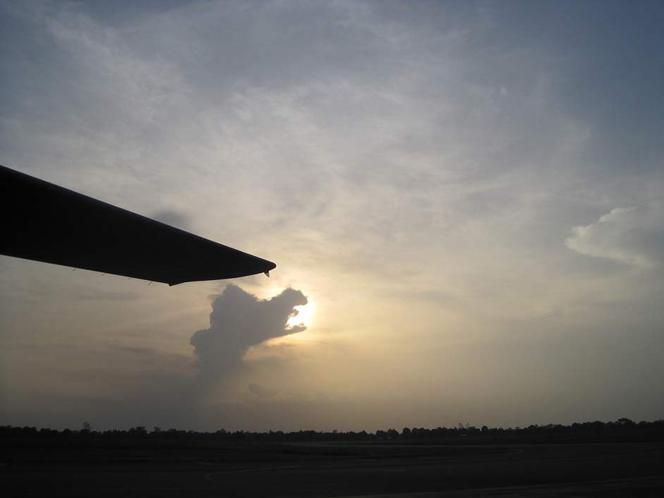 Clouds Bright-Sky Aircraft-Wing Burundi-Africa