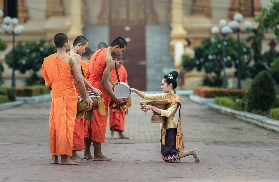 Asia Bangkok I-Pray Monks