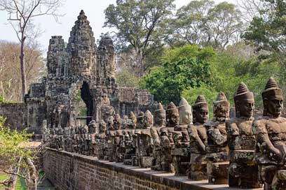 Angkor-Thom Temple Cambodia Angkor-Wat Picture