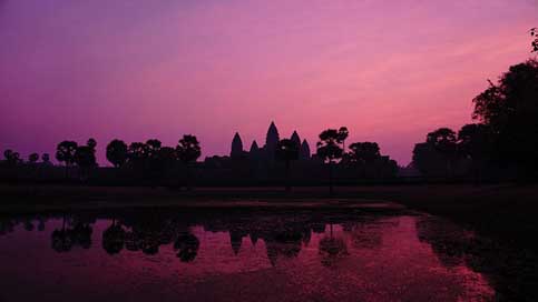 Cambodia Asaka Sunrise Angkor-Wat Picture