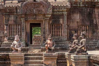 Siem-Rap Temple Banteay-Srei Cambodia Picture