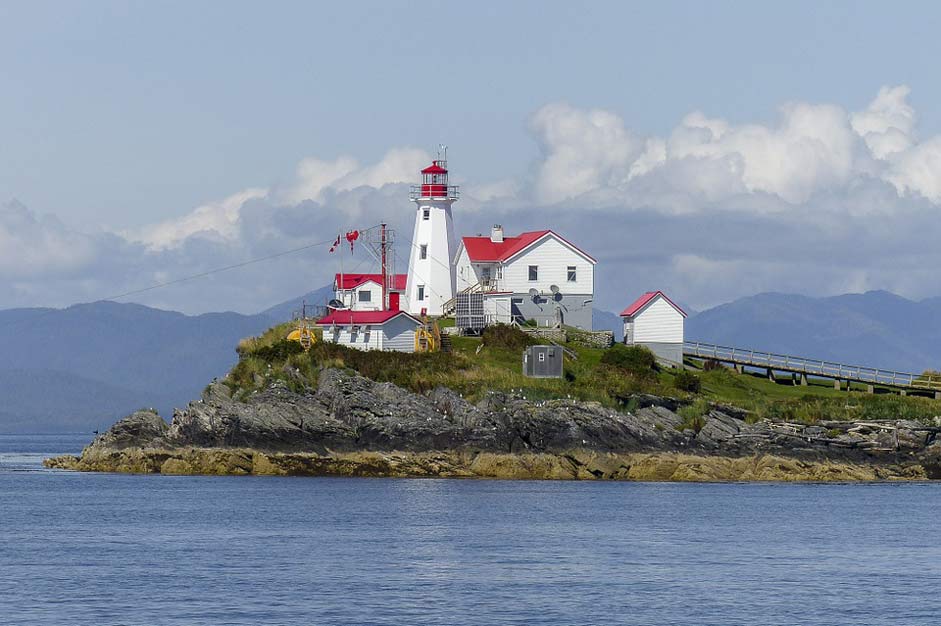 Canada British-Columbia Green-Island Lighthouse
