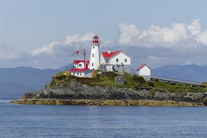 Lighthouse Canada British-Columbia Green-Island Picture