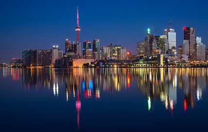 Buildings Colorful Canada Cn-Tower Picture