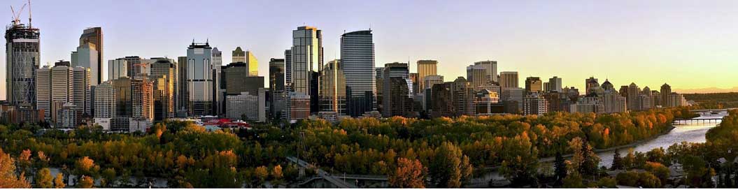 Skyline-Calgary Canada Landscape Cityscape Picture