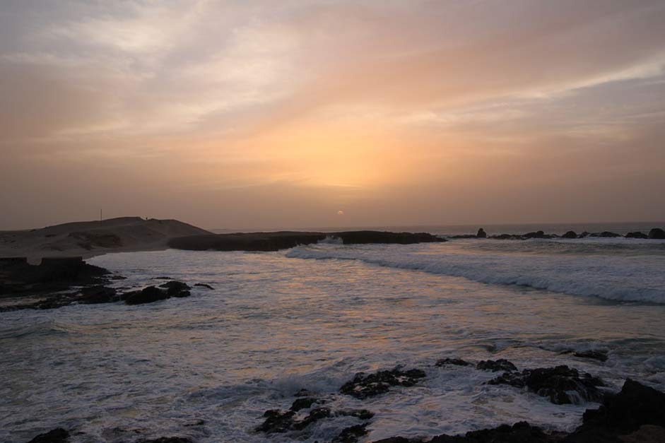 Sunset North-Atlantic Boa-Vista Cape-Verde