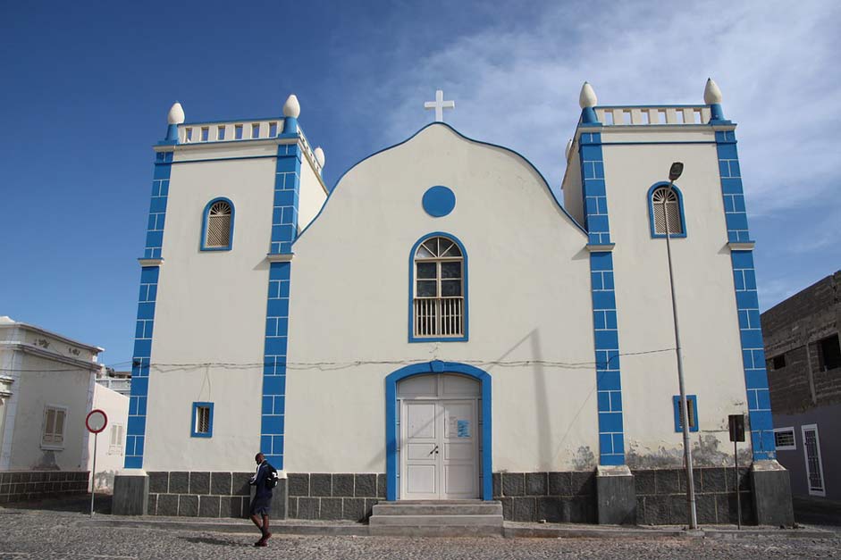 Sal-Rei-Centre Church Boa-Vista Cape-Verde