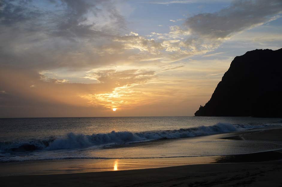 Sea Beach Twilight Cape-Verde-Islands