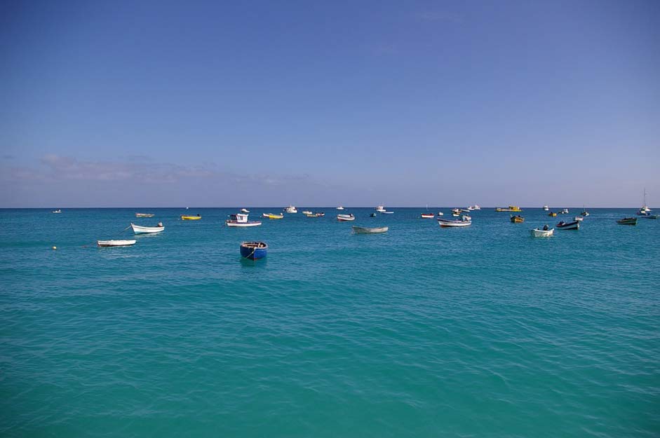 Cape-Verde Mar Boats Water